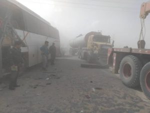 طوفان شن و تصادف 