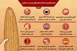 خطر انتقال ویروس کرونا از طریق نان جدی است