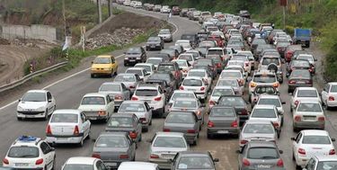 وضعیت ترافیک محور‌های مواصلاتی در ۲۶ اسفند