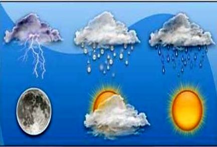 وضعیت آب و هوا در پنجم فروردین