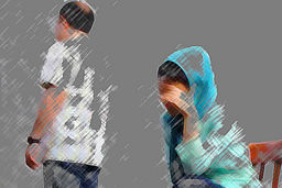 تجاوز مرد به زن غریبه جلوی چشمان زنش!+عکس
