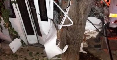 واژگون شدن یک اتوبوس در اتوبان کرج-قزوین