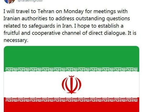 مدیرکل آژانس: دوشنبه به تهران سفر می‌کنم