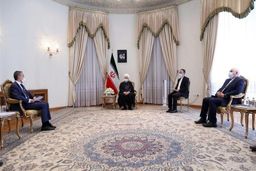 حضور معنی‌دار ظریف در دیدار روحانی با وزیر خارجه سوئیس