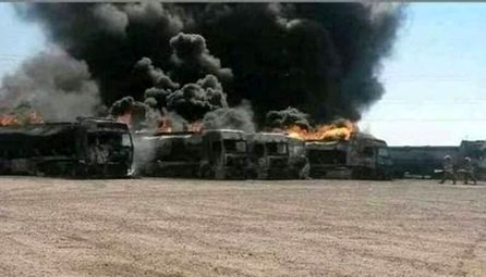 علت آتش سوزی در گمرک دوغارون مشخص شد +فیلم