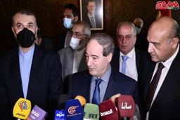 امیرعبداللهیان: روابط ما با سوریه راهبردی است/ المقداد: از ایران حمایت می‌کنیم