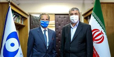 دیدار رافائل گروسی با محمد اسلامی