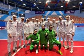 پیروزی دختران فوتسال ایران برابر قرقیزستان