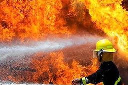 آتش سوزی مهدکودک و ساختمان تجهیزات پزشکی در تهران