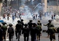 زخمی شدن ۱۰۰ فلسطینی در درگیری با نظامیان صهیونیست در کرانه باختری