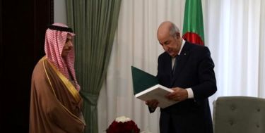 وزیر خارجه عربستان با رئیس جمهور الجزائر دیدار و گفتوگو کرد